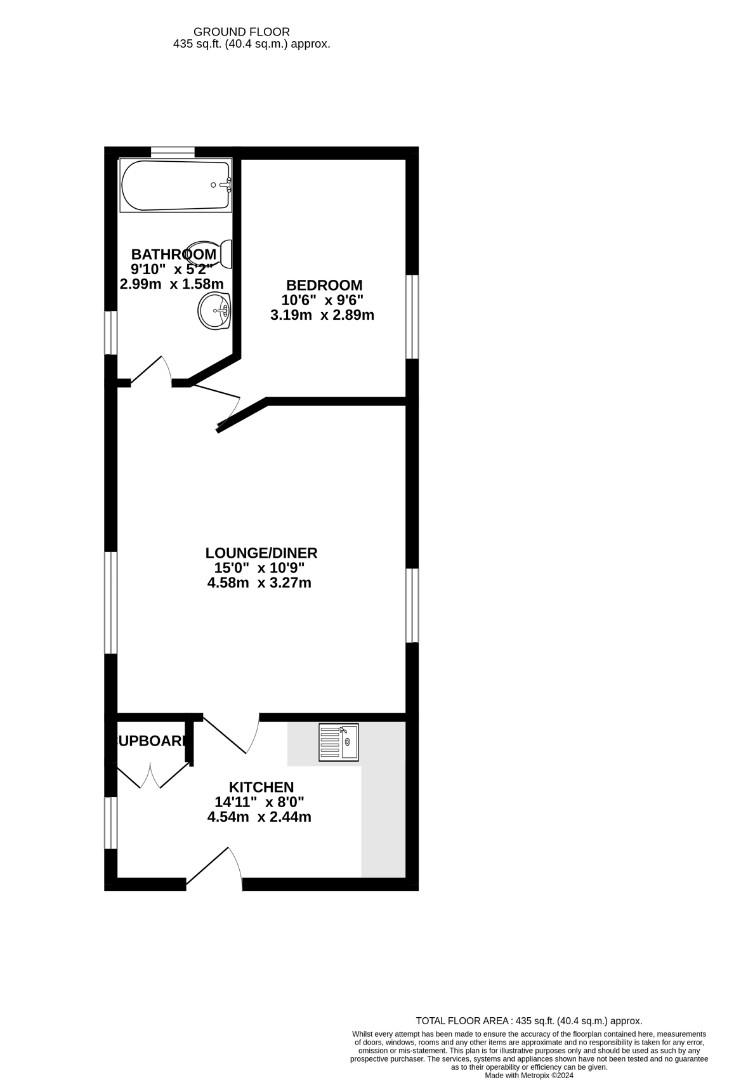 Floorplan for St. Johns Lane, Gloucester