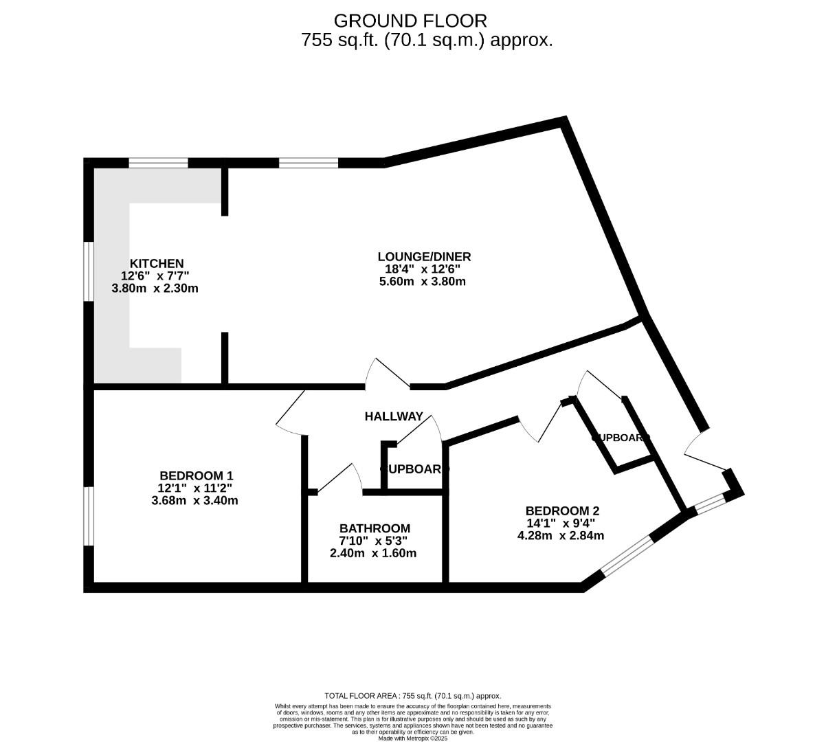 Floorplan for Shawbury Avenue Kingsway, Quedgeley, Gloucester