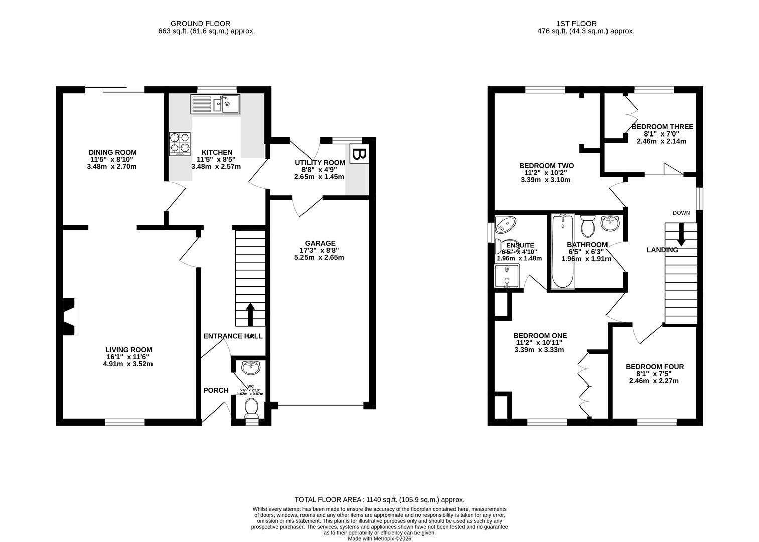 Floorplan for Stewarts Mill Lane, Abbeymead, Gloucester