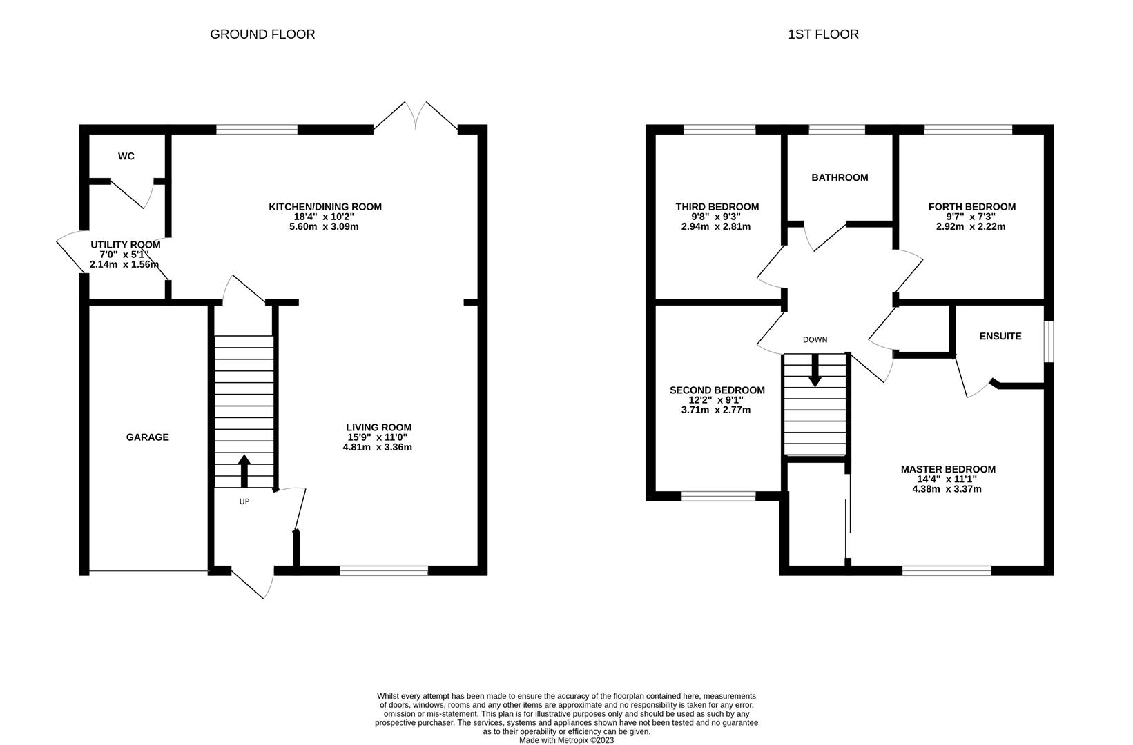 Floorplan for Town Farm Road, Newent