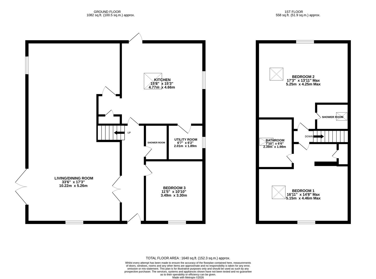 Floorplan for Linton, Ross-On-Wye