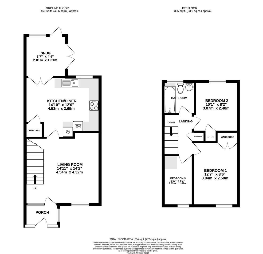 Floorplan for Norton Wood, Forest Green, Nailsworth
