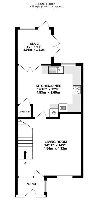 Floorplan for Norton Wood, Forest Green, Nailsworth