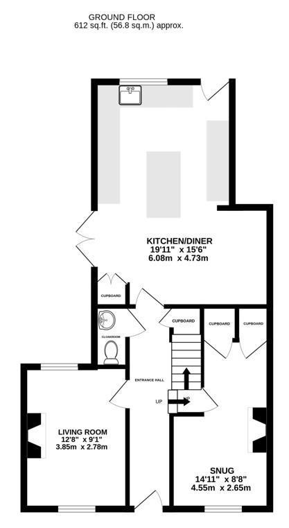 Floorplan for Westend, Stonehouse