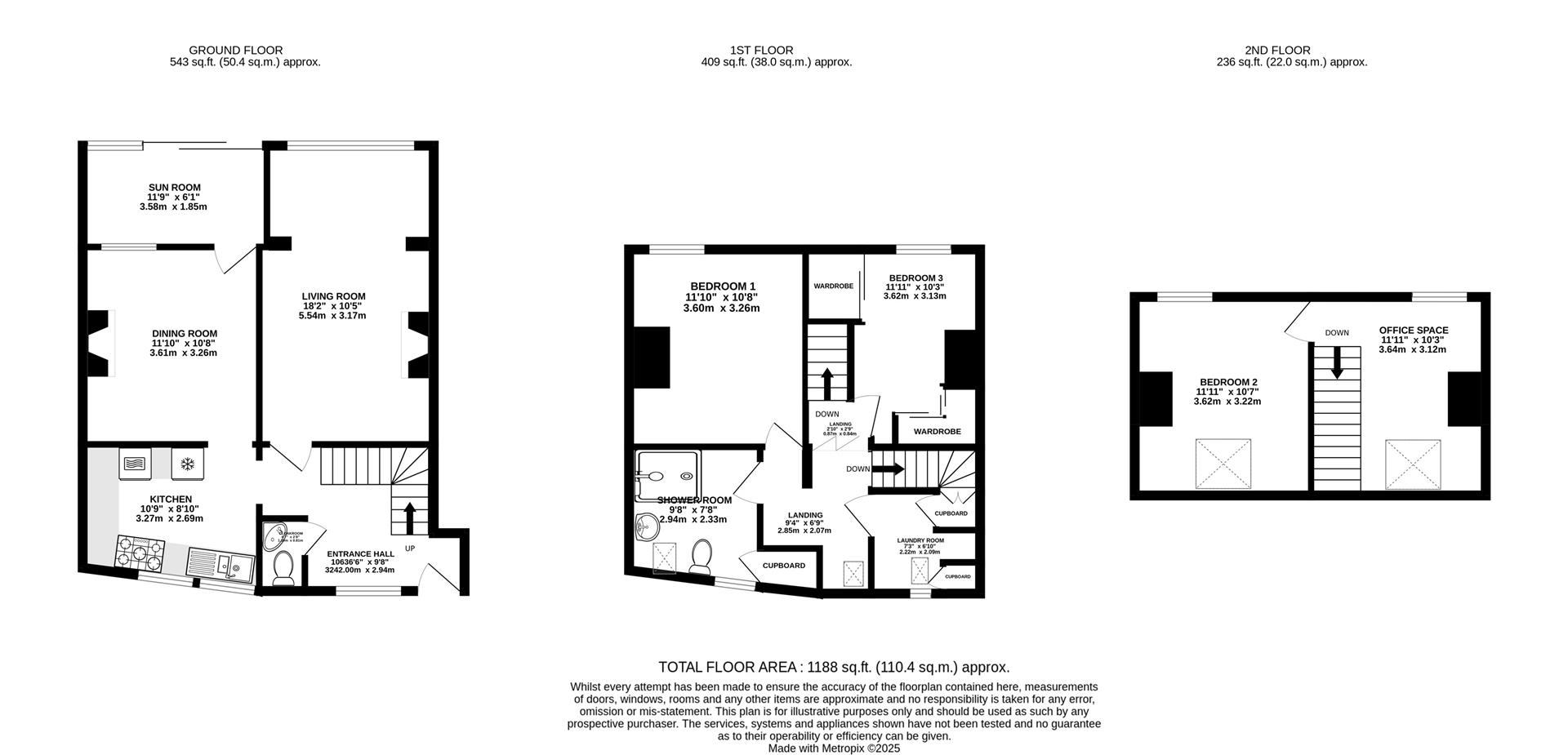 Floorplan for Gloucester Road, Stonehouse