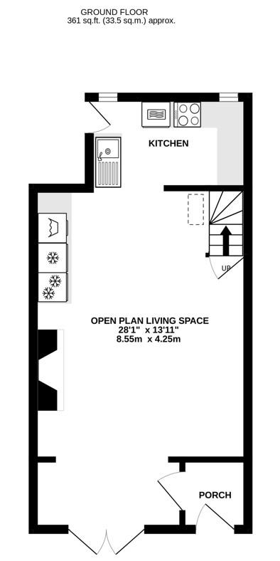 Floorplan for High Street, Stonehouse