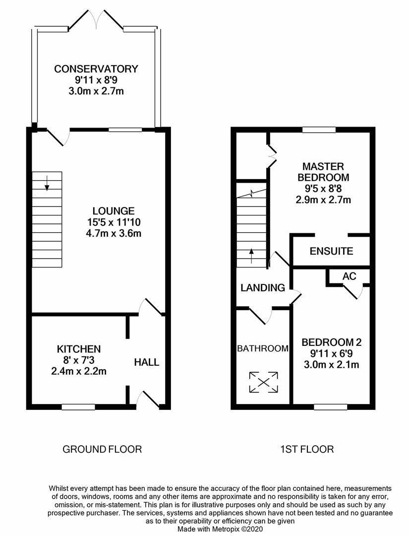 Floorplan for Perry Close, Newent
