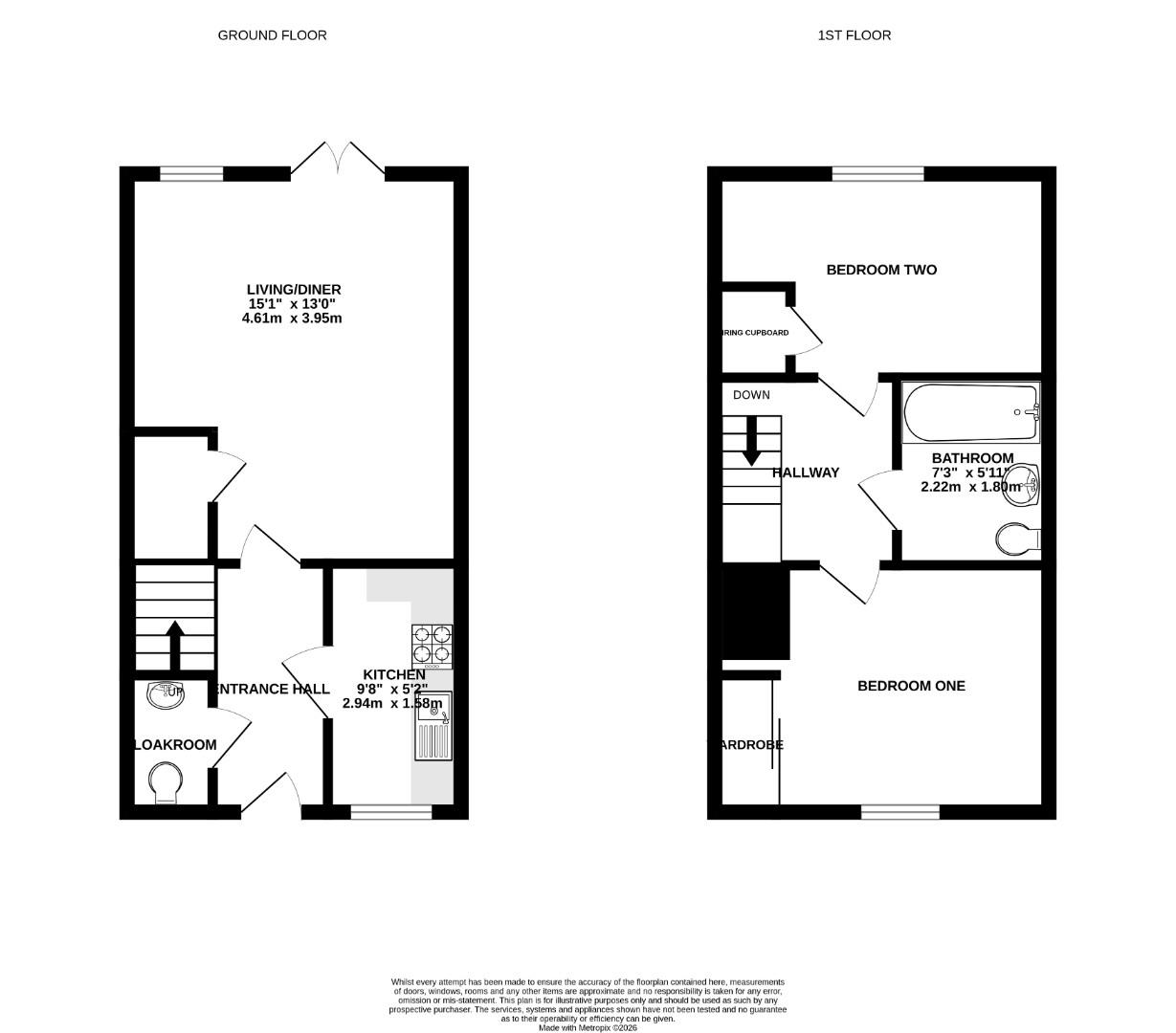 Floorplan for Mainsail Lane, Hempsted, Gloucester