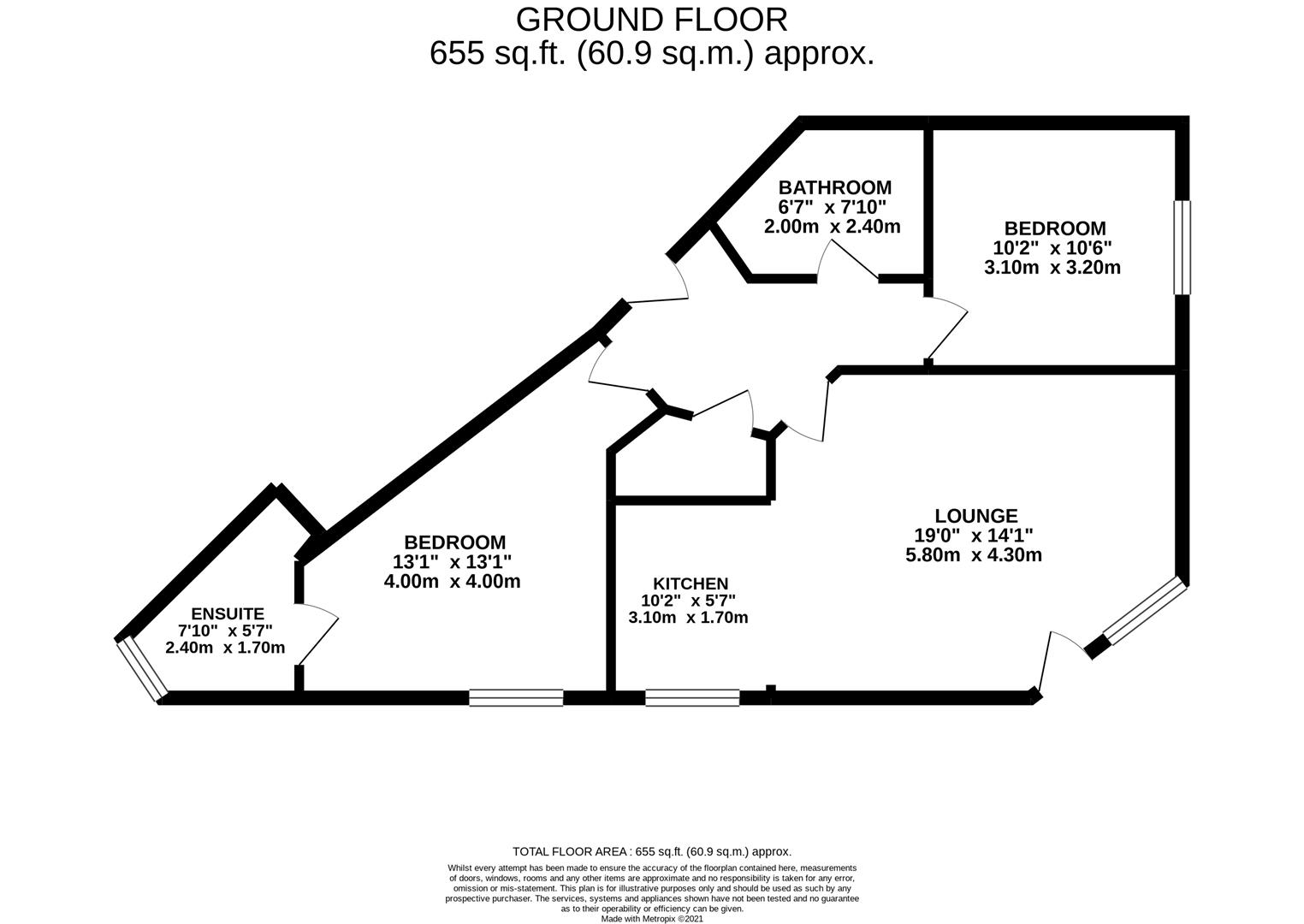 Floorplan for Longhorn Avenue, The Market Place, Gloucester