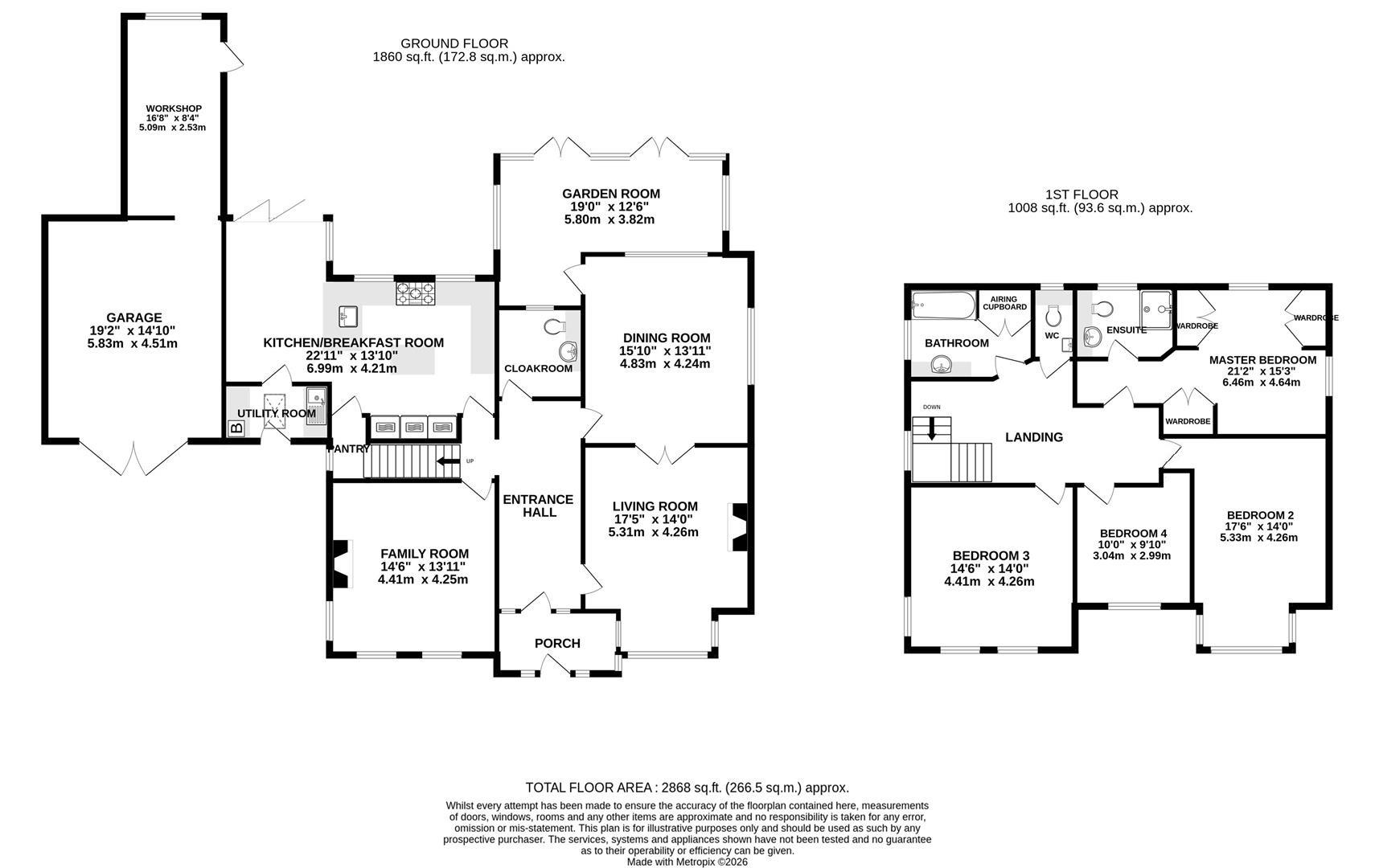 Floorplan for Green Lane, Hucclecote, Gloucester