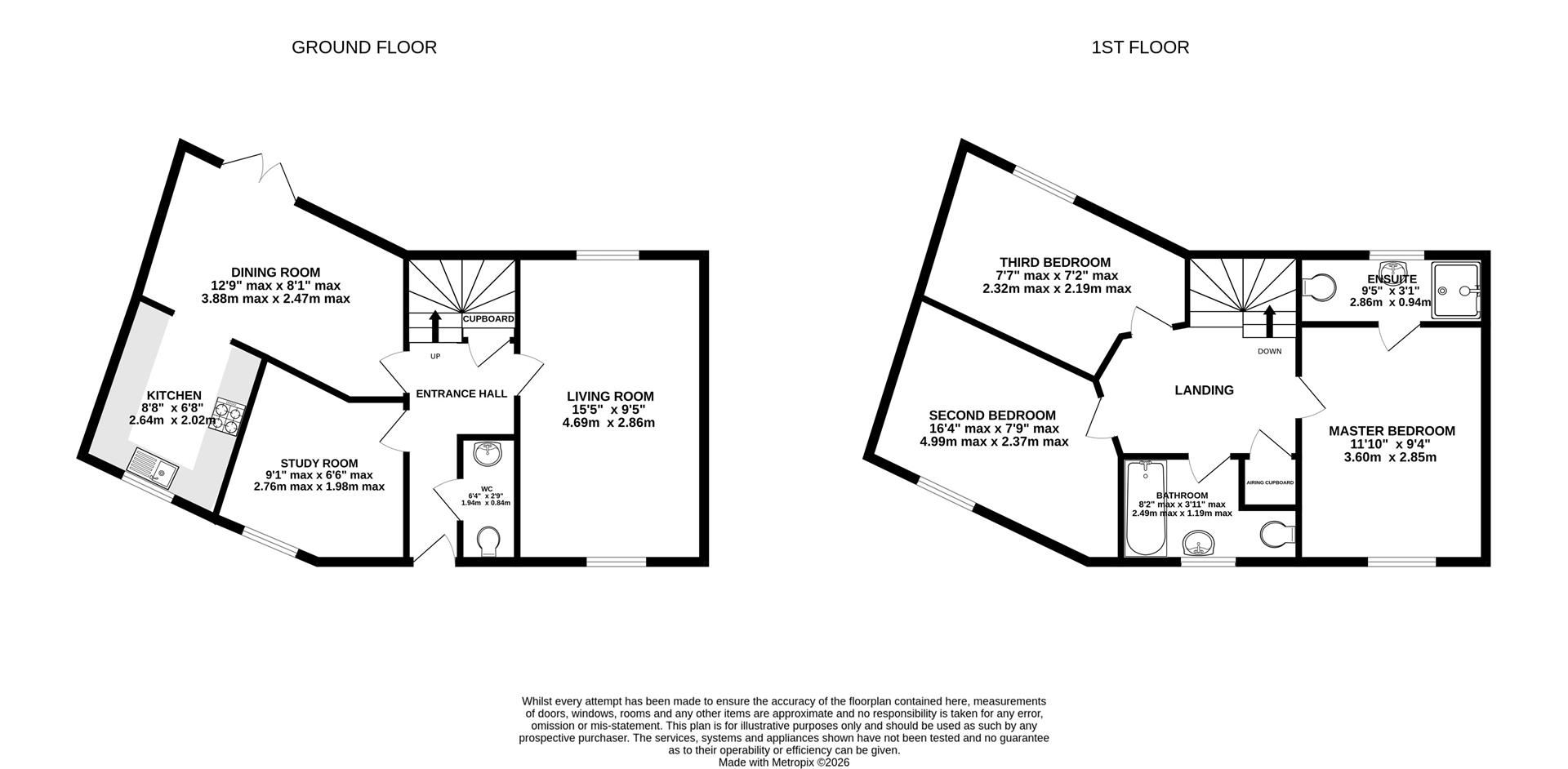 Floorplan for Hawthorn Close, Hardwicke, Gloucester