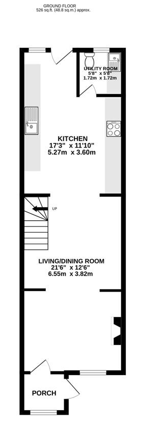 Floorplan for Avenue Terrace, Stonehouse