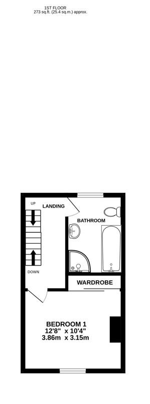 Floorplan for Avenue Terrace, Stonehouse