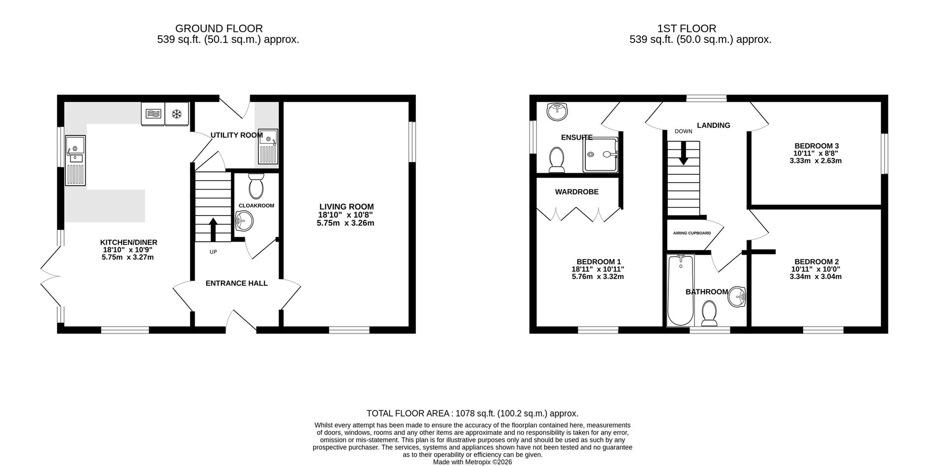 Floorplan for John Wothers Lane, Great Oldbury, Stonehouse