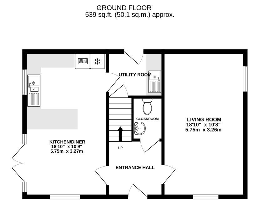 Floorplan for John Wothers Lane, Great Oldbury, Stonehouse