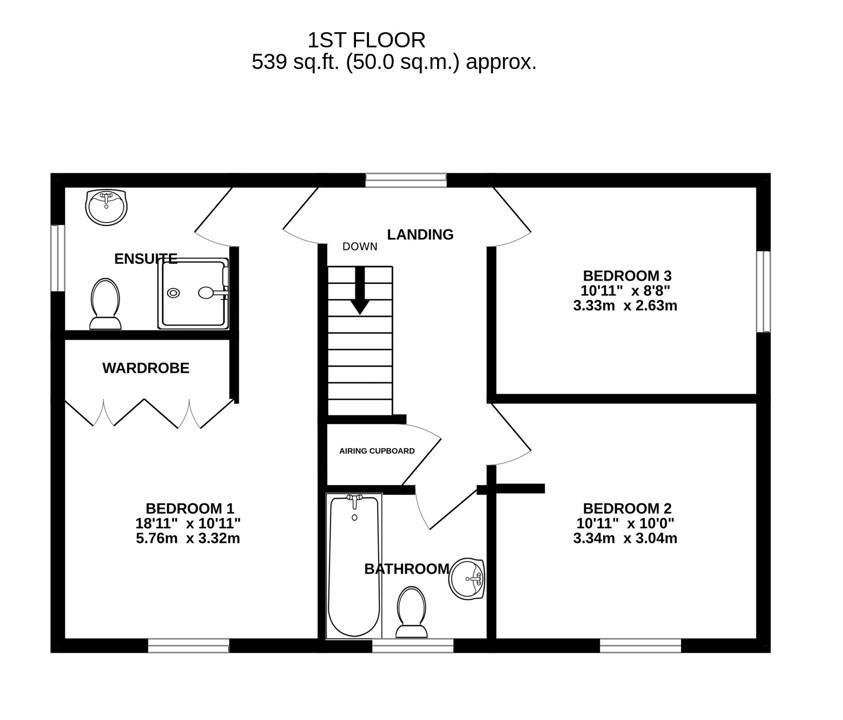 Floorplan for John Wothers Lane, Great Oldbury, Stonehouse