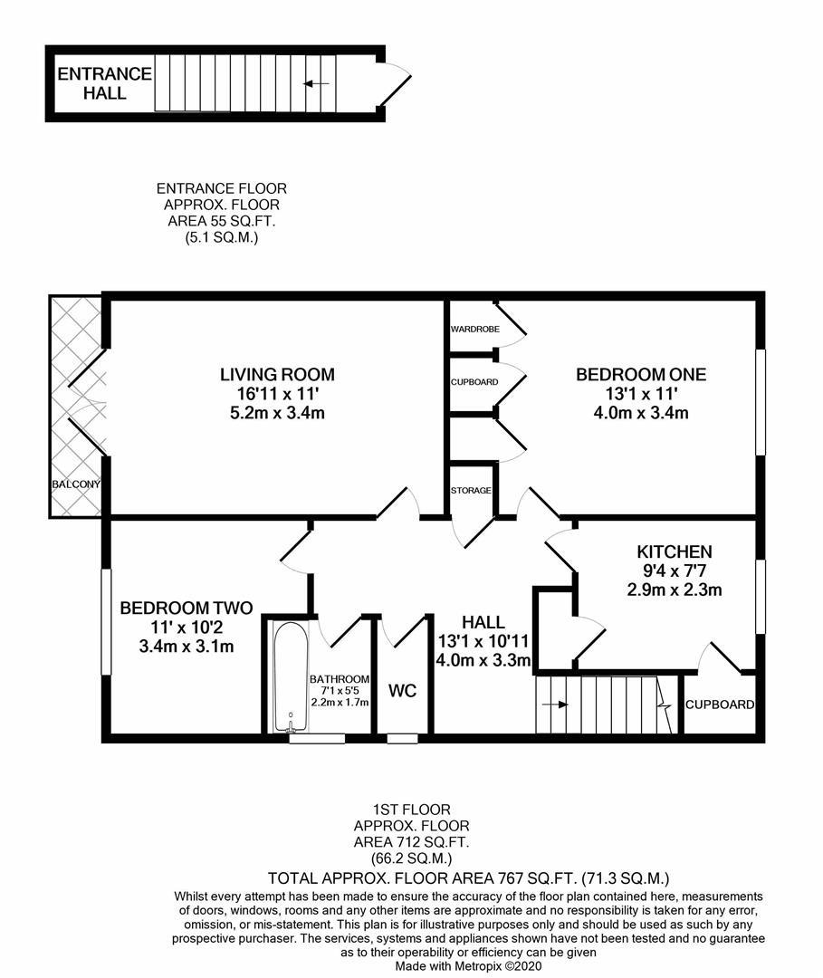 Floorplan for Graham Gardens, Estcourt Road, Gloucester