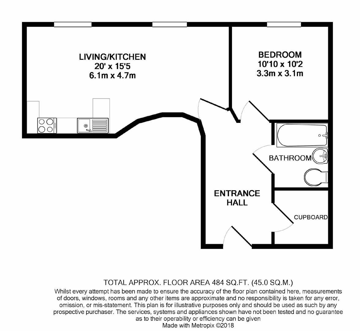 Floorplan for Biddle & Shipton, The Docks
