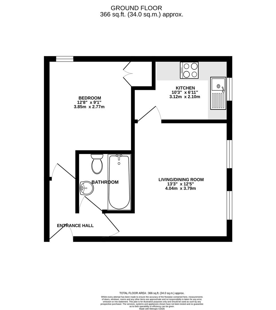Floorplan for Knapp Road, Cheltenham
