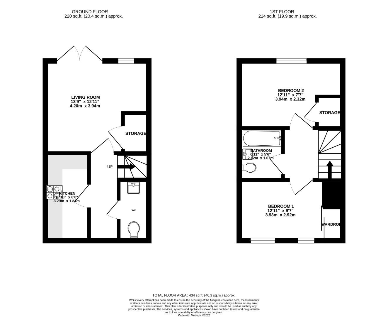 Floorplan for Mainsail Lane, Raikes Chase, Hempsted, Gloucester