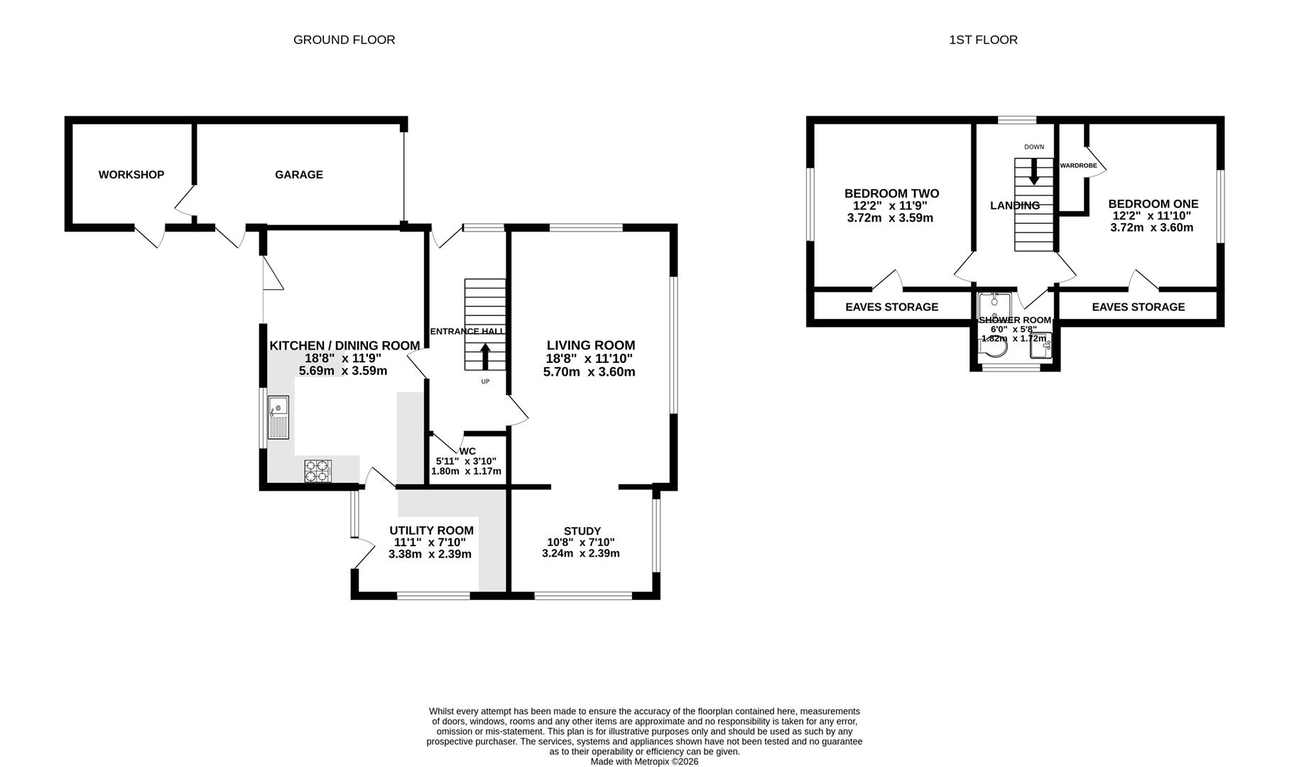 Floorplan for Perry Orchard, Upton St Leonards, Gloucester