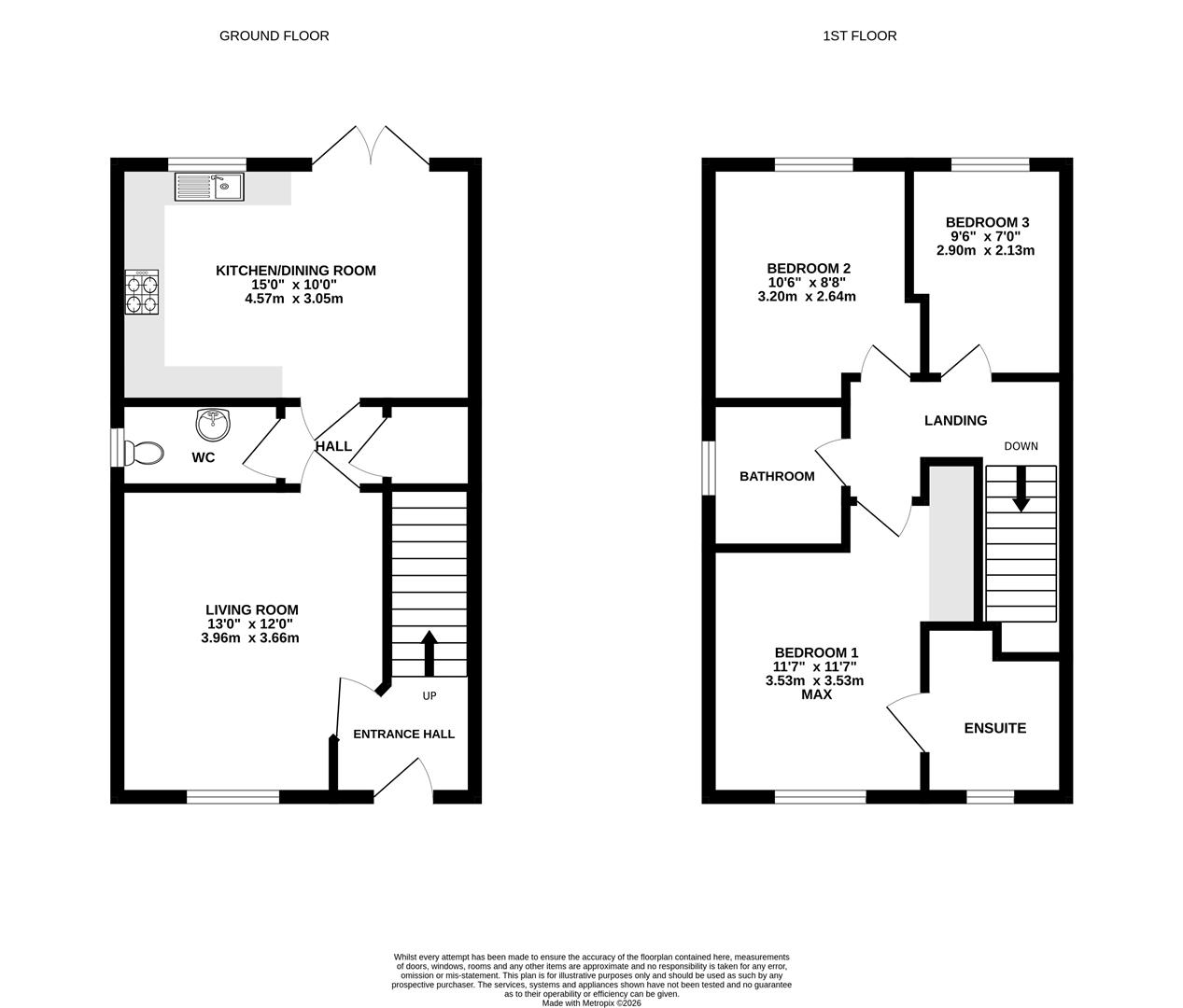 Floorplan for Manor Road, Newent