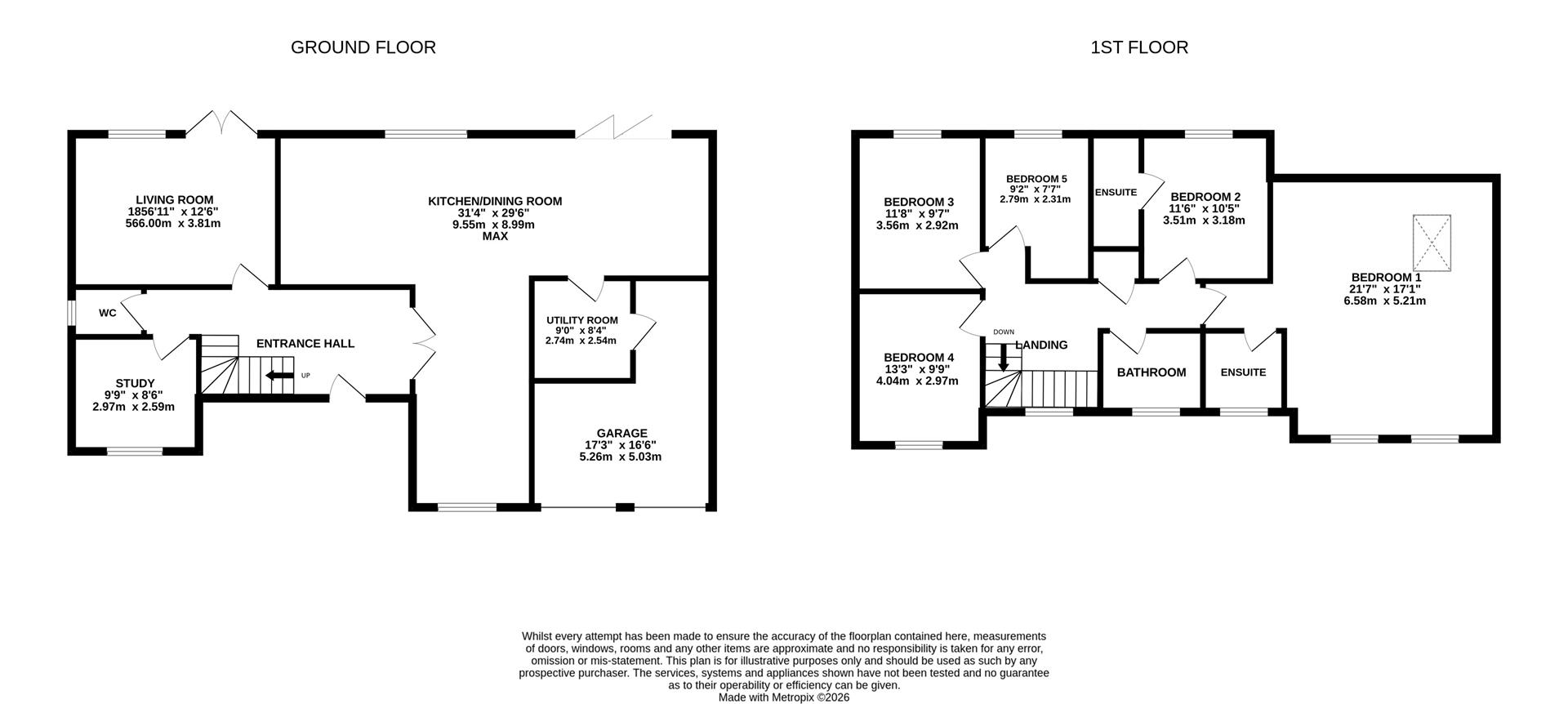 Floorplan for Gorsley, Ross-On-Wye