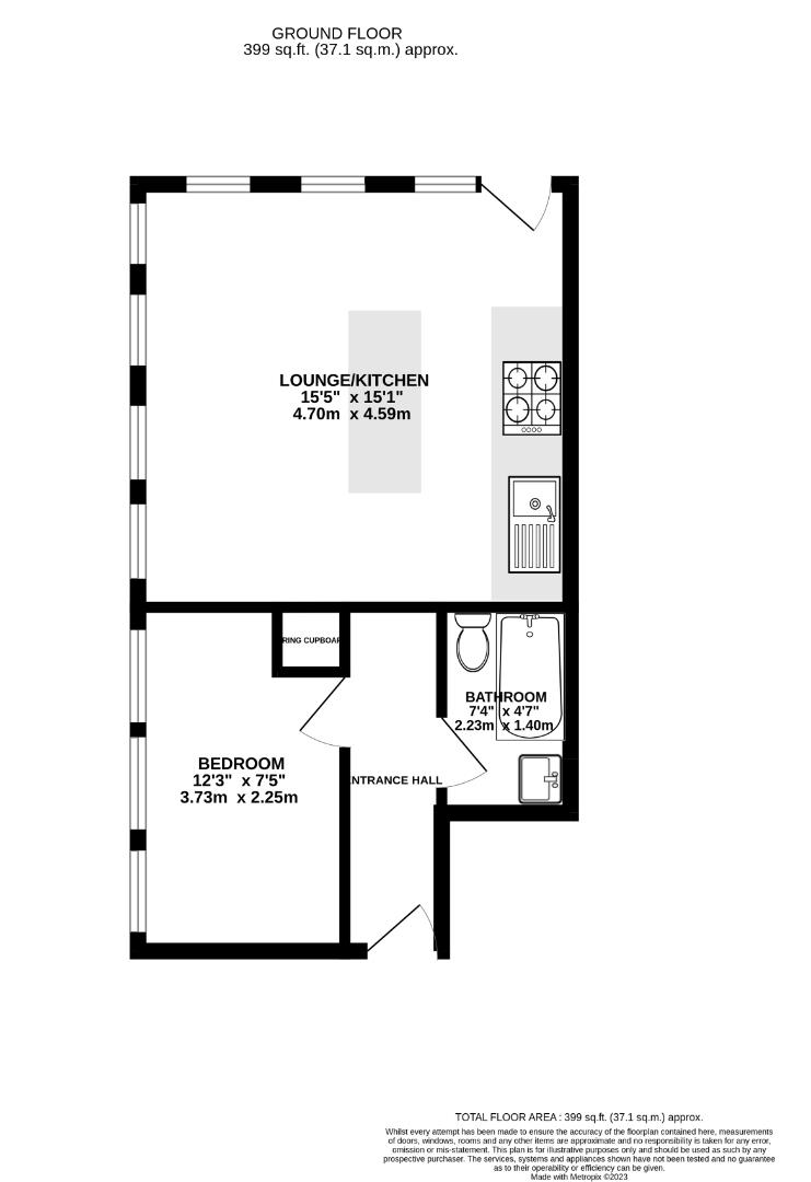 Floorplan for Albert Warehouse, The Docks, Gloucester