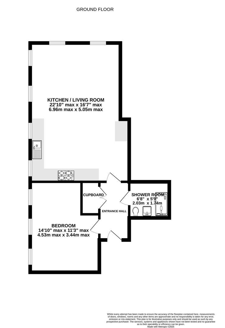 Floorplan for Double Reynolds, Gloucester Docks