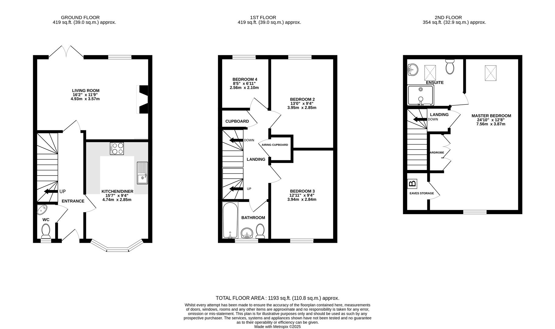 Floorplan for Greenways, Barnwood