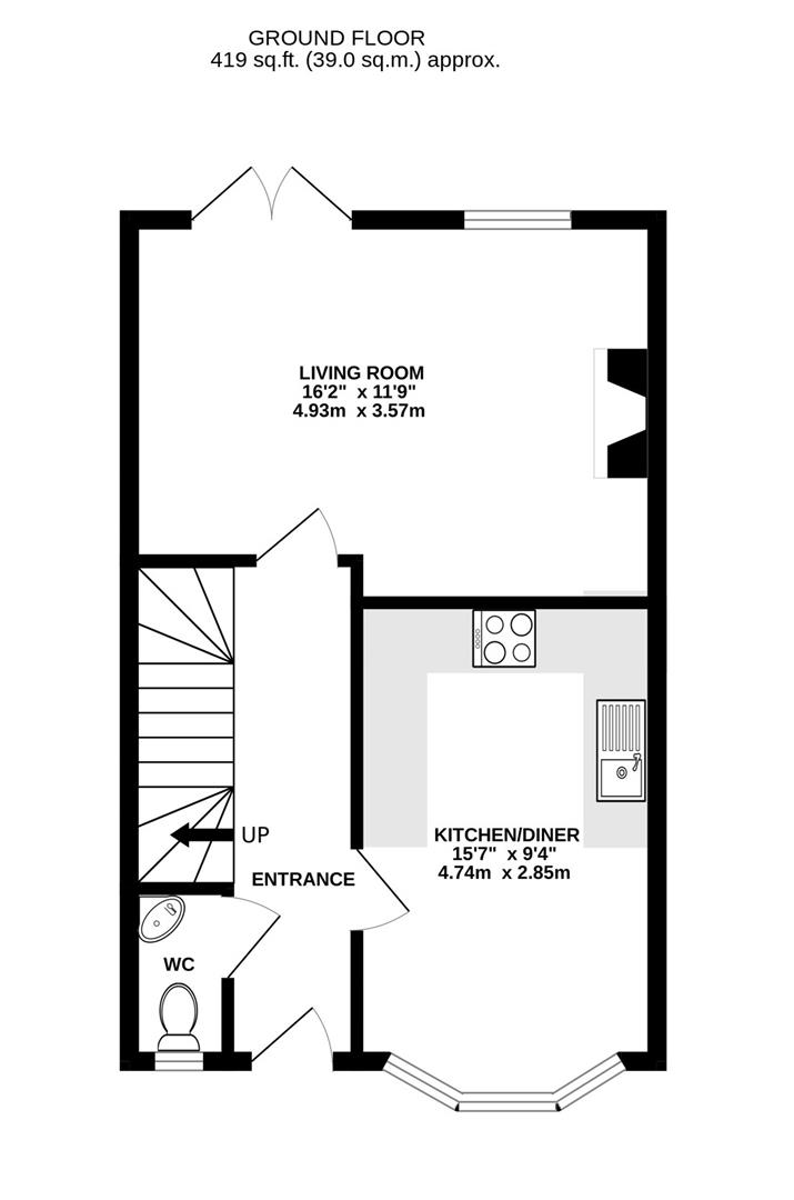 Floorplan for Greenways, Barnwood