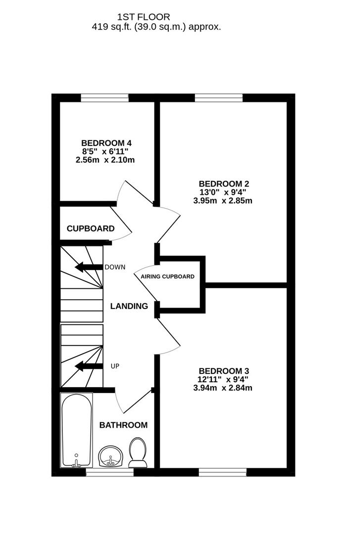 Floorplan for Greenways, Barnwood