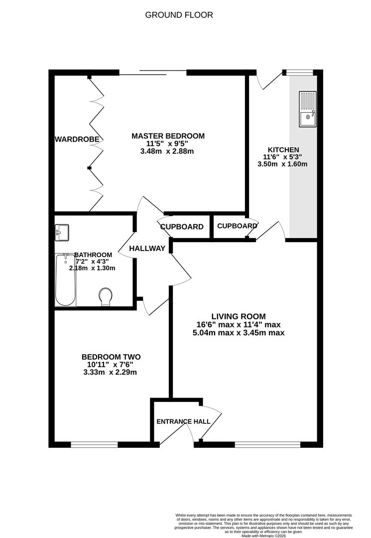 Floorplan for Westbourne Drive, Hardwicke, Gloucester