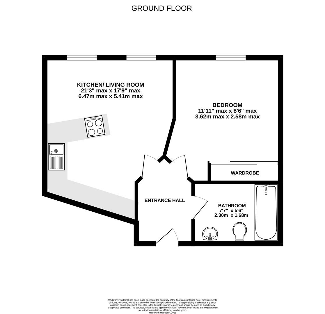 Floorplan for Fitzalan House, Gloucester