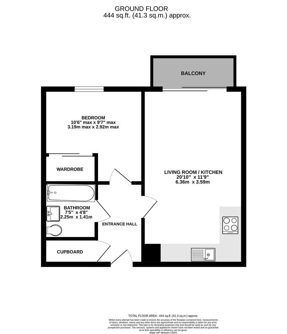 Floorplan for Provender, Gloucester Docks
