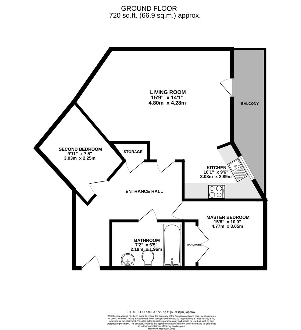 Floorplan for Suffolk Drive, Gloucester