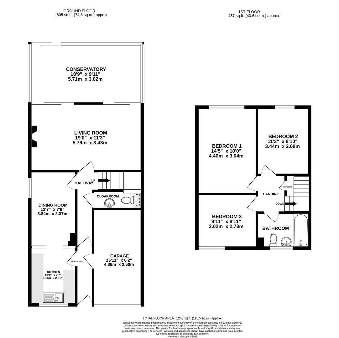 Floorplan for Canberra, Stonehouse