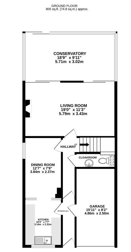 Floorplan for Canberra, Stonehouse