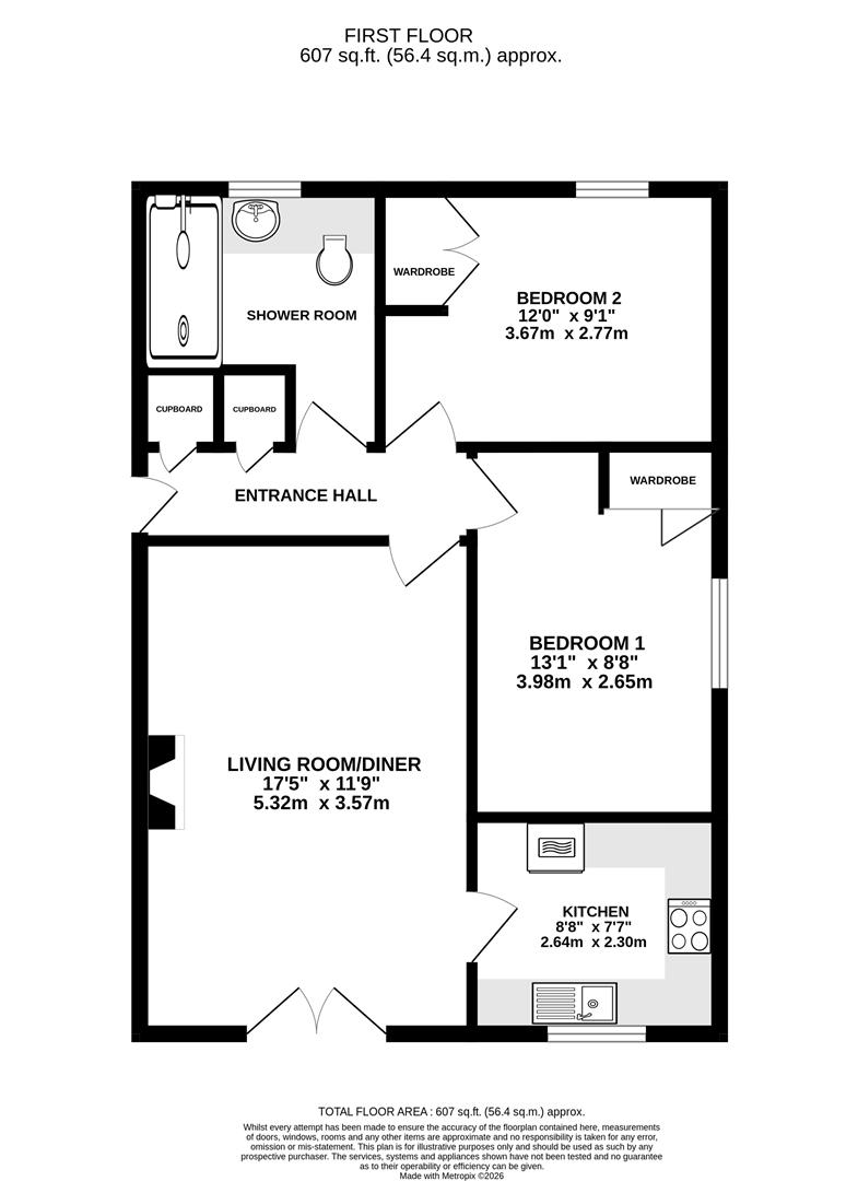Floorplan for Orchard Court, Stonehouse