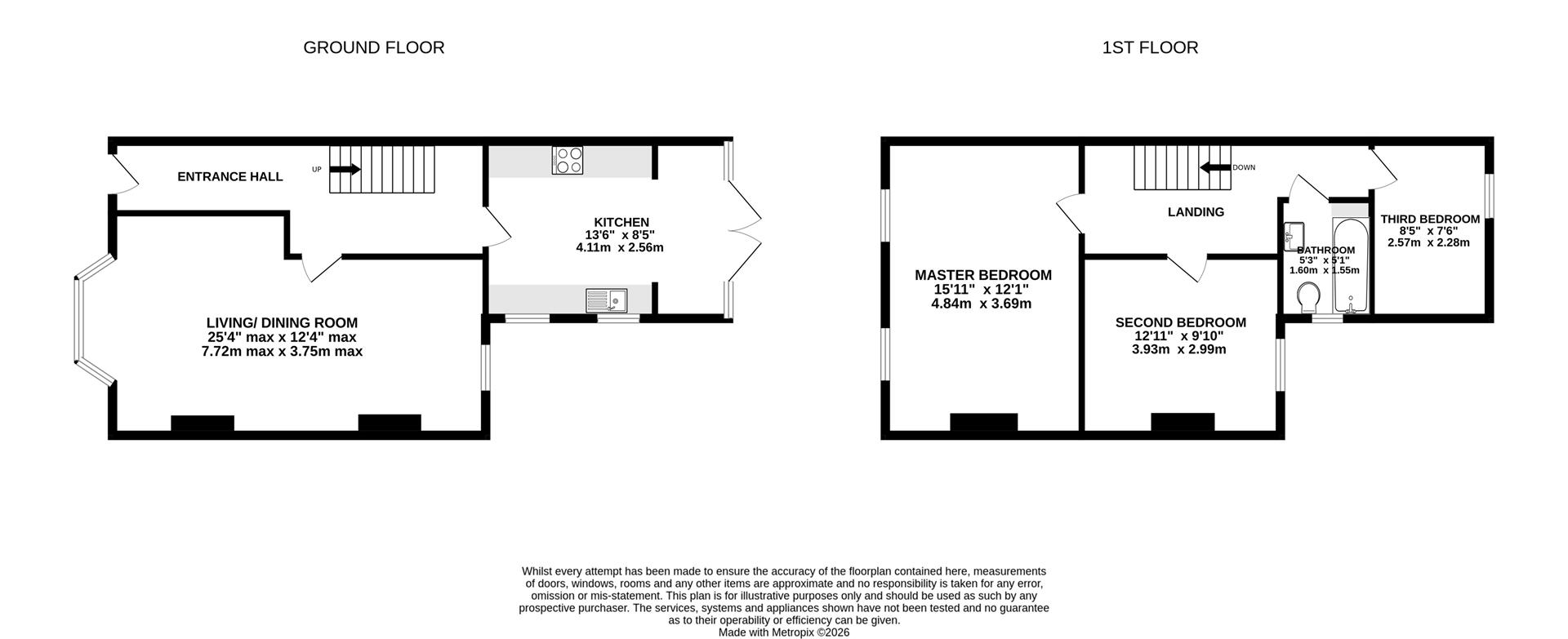 Floorplan for Oxford Road, Gloucester
