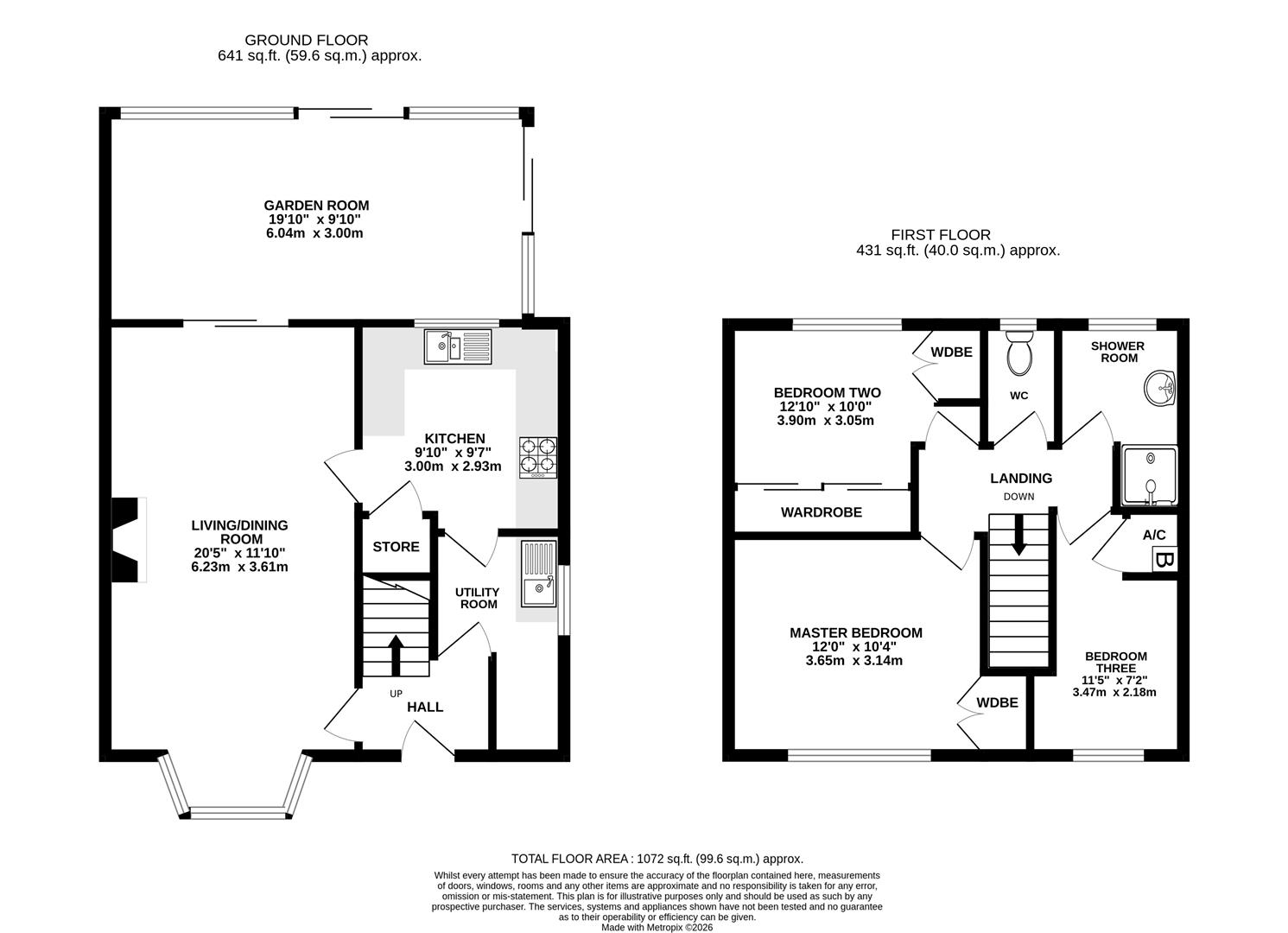 Floorplan for Green Gardens, Brockworth, Gloucester