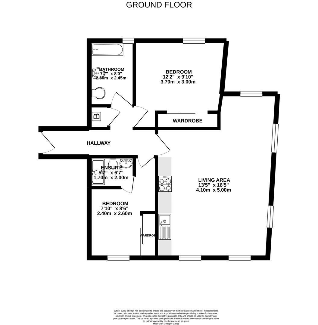 Floorplan for St. Ann Way, Gloucester Docks