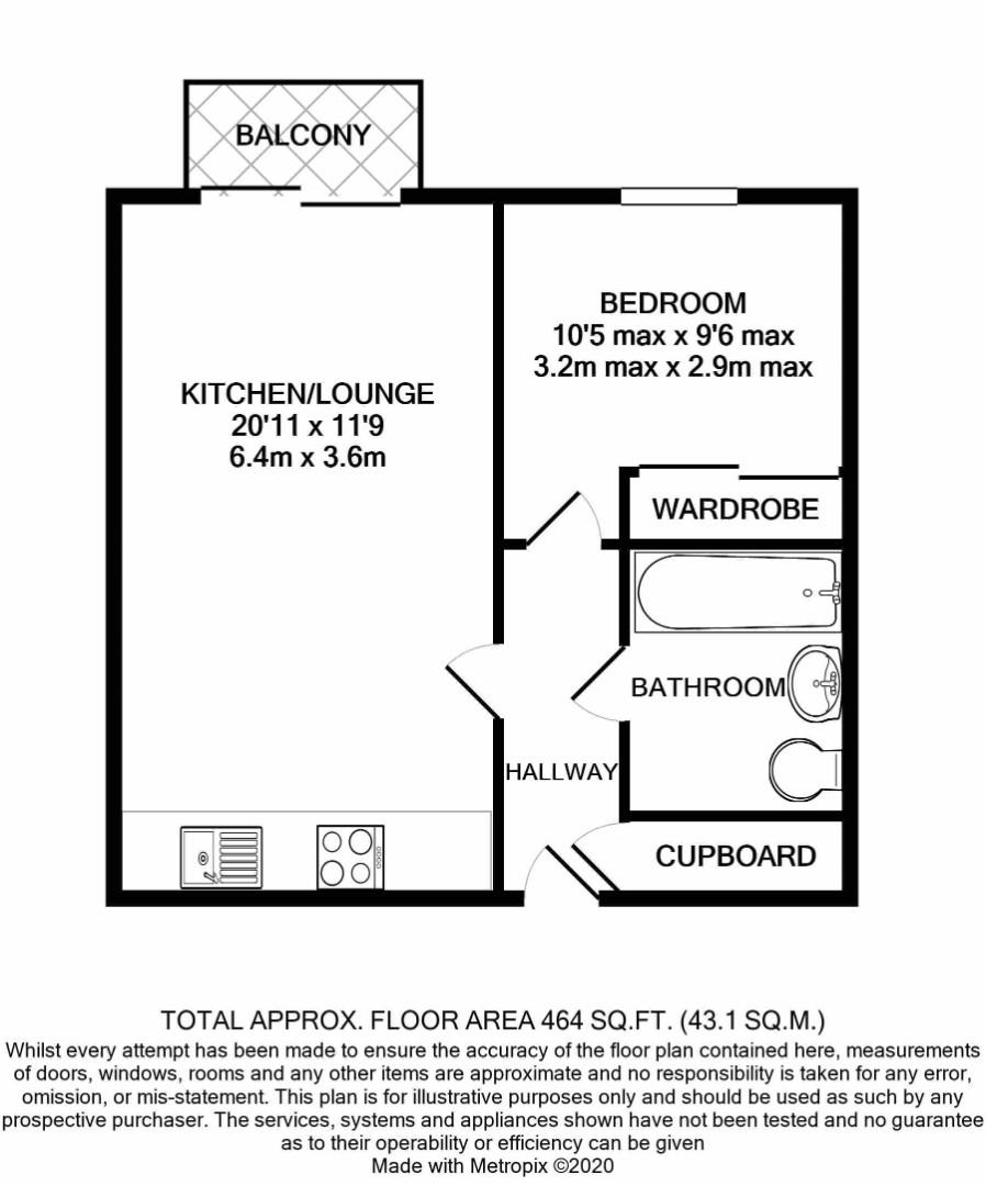 Floorplan for Provender, Bakers Quay