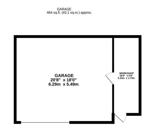 Floorplan for Ryelands Road, Stonehouse