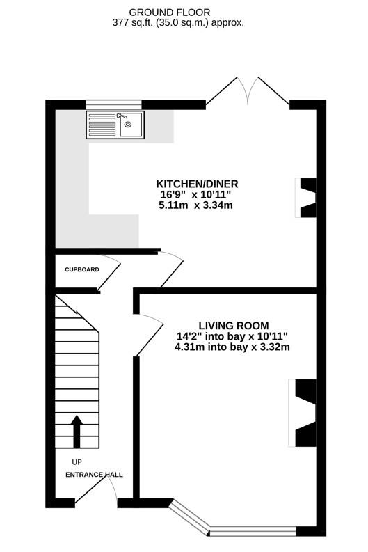 Floorplan for Downton Road, Bridgend, Stonehouse
