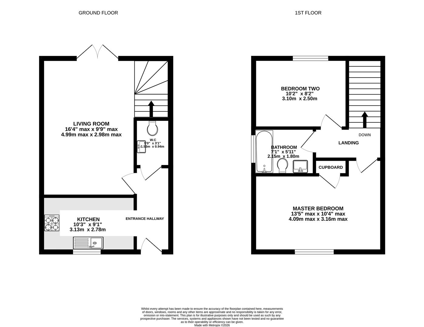 Floorplan for Thompson Way, Innsworth, Gloucester