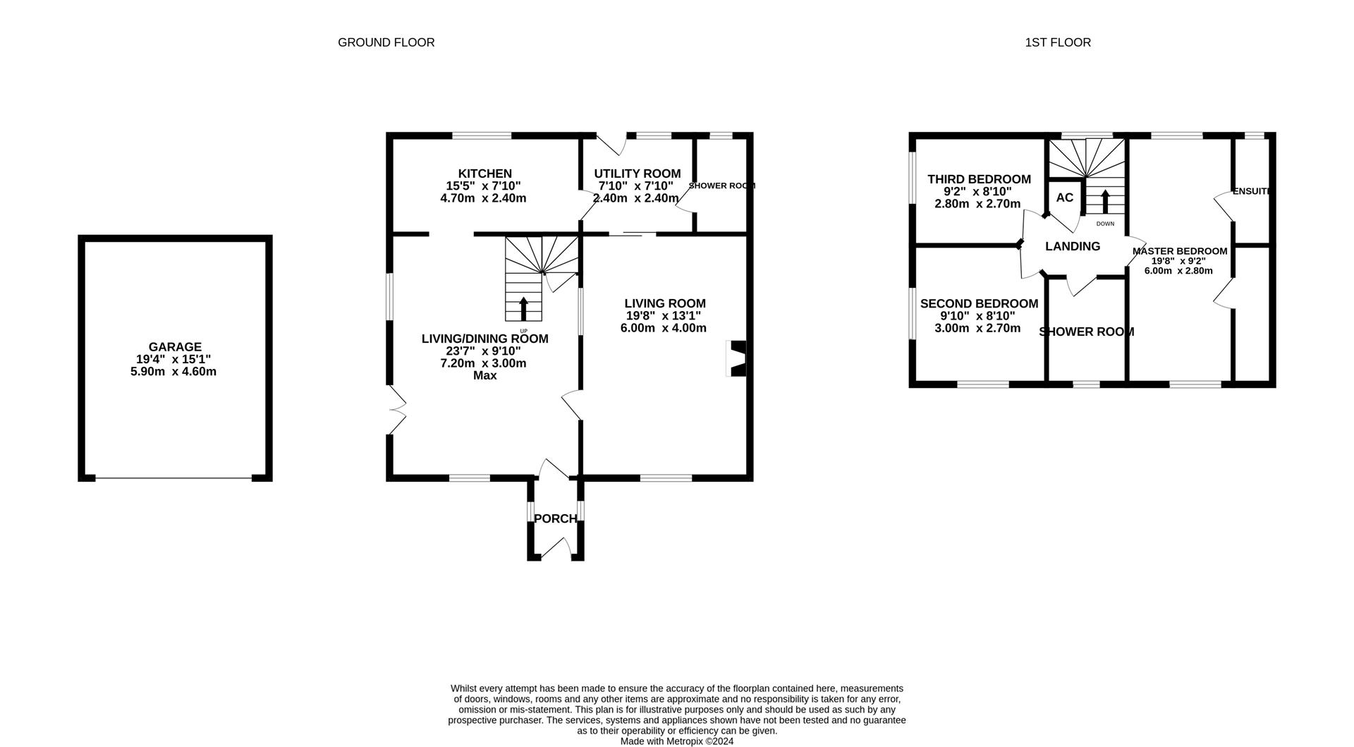 Floorplan for Barbers Bridge, Rudford
