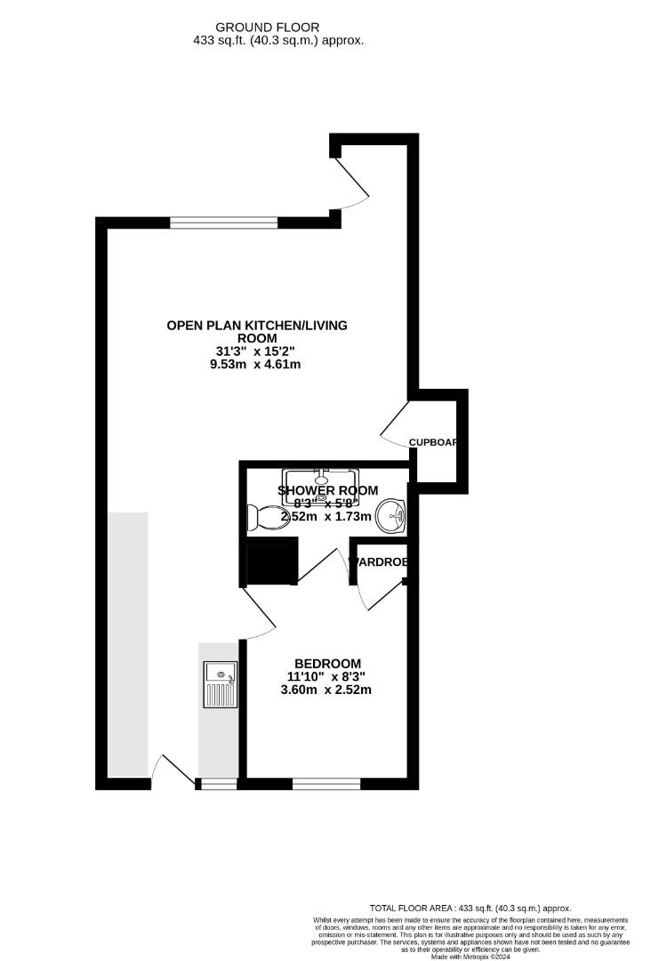 Floorplan for Leacey Court, Churchdown, Gloucester