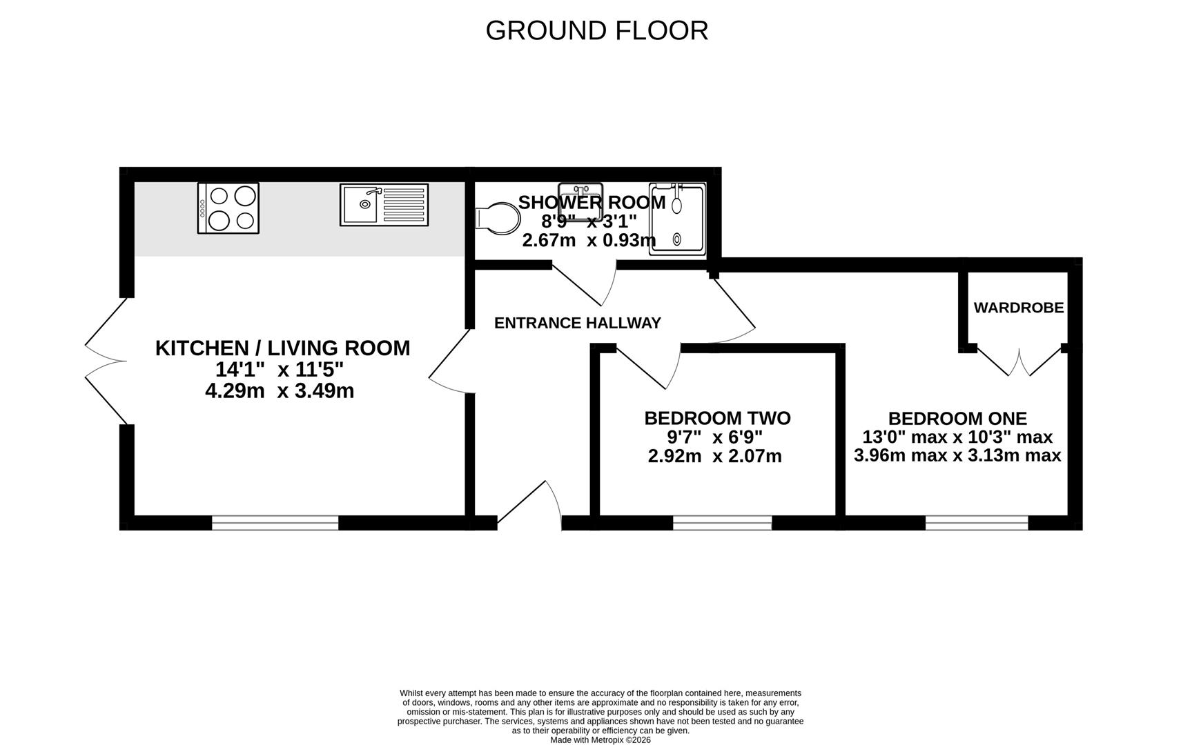 Floorplan for Albion Mews, Southgate Street, Gloucester