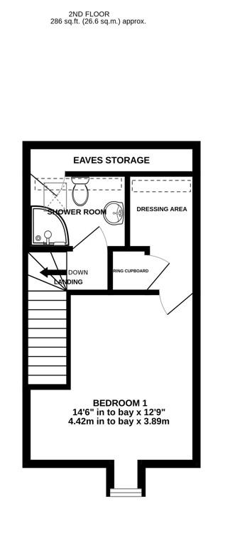 Floorplan for Blackwell Close, Stonehouse